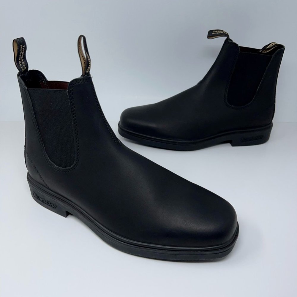Blundstone Mens 063 Chelsea Boots Black Leather Pull On AU 10.5 / US 11.5 New